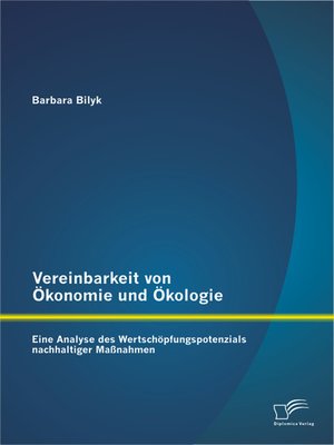 cover image of Vereinbarkeit von Ökonomie und Ökologie
